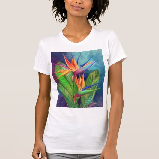 Bird of Paradise Flower T-shirt Strelitzia (Voorkant)