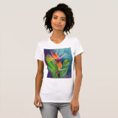 Bird of Paradise Flower T-shirt Strelitzia (Voorkant volledig)