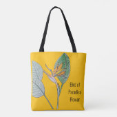 Bird of Paradise Flower Tote Bag (Achterkant)