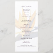 Bird of paradise Flower Wedding Programme Tall Programmakaart (Achterkant)