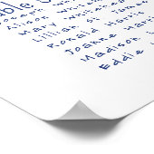 Bird of Paradise Hawaiian Wedding Zittingkaart Poster (Hoek)