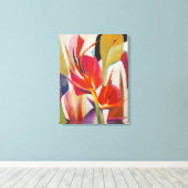 Bird of Paradise - Ingewikkelde Canvas Print (Insitu (Houten vloer))