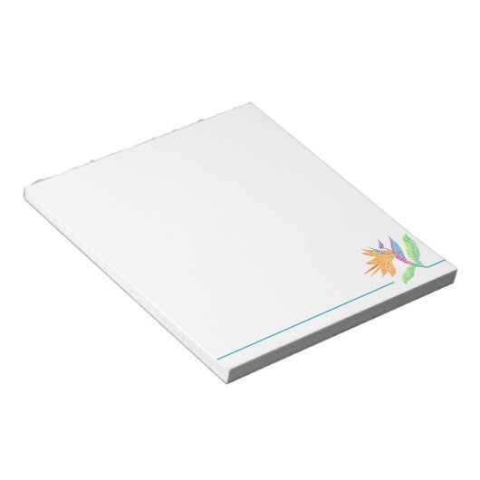 Bird of Paradise Notepad Notitieblok (Schuin)