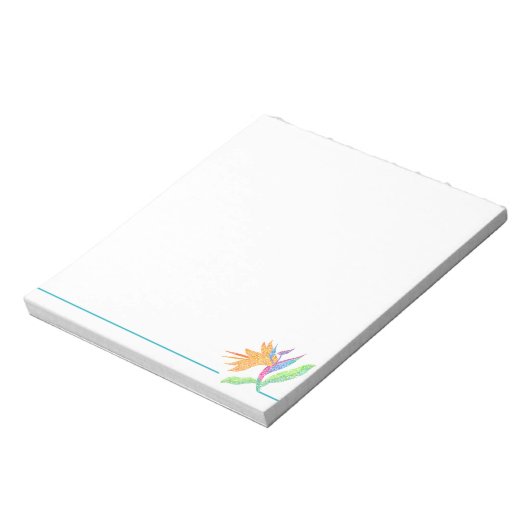 Bird of Paradise Notepad Notitieblok (Linkerzijde)