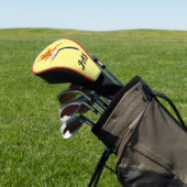 Bird of Paradise Orange Tropical Flower Golfheadcover (Insitu)
