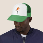 Bird of Paradise Orange Tropical Flower Trucker Pet (In situ)