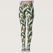Bird of Paradise Plant Leggings (Voorkant)
