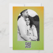 Bird of Paradise Tropische bruiloft uitnodigingen (Achterkant)