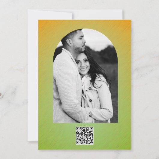 Bird of Paradise Tropische bruiloft uitnodigingen (Achterkant)