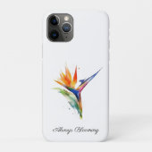 Bird of Paradise Watercolor, custom Case-Mate iPhone Case (Achterkant)