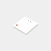 Bird of Paradise Watercolor, custom Post-it® Notes (Schuin)