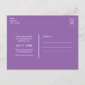 Bird of Paradise Wedding Save The Date Briefkaart (Achterkant)