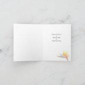 Bird of Paradise Wil Je Mijn Kaart zijn (Binnen)