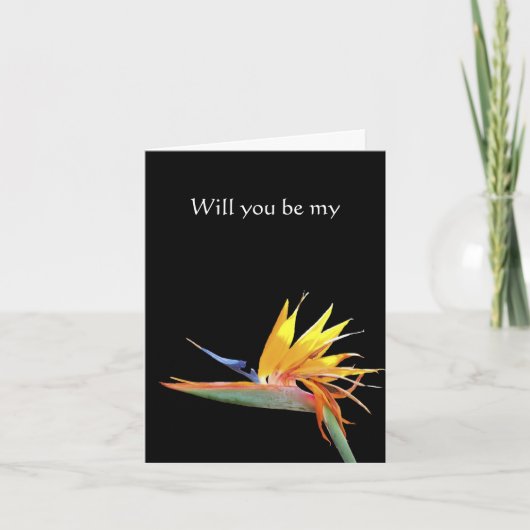 Bird of Paradise Wil Je Mijn Kaart zijn (Voorkant)