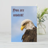 Bird of Pray Bald Eagle Kaart (Staand voorkant)
