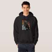 Bird Of Prey Raptor Eat Sleep Hunt Repeat Burrowin Hoodie (Voorkant volledig)