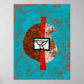 Bird On A Hike Poster Wall Art (Voorkant)