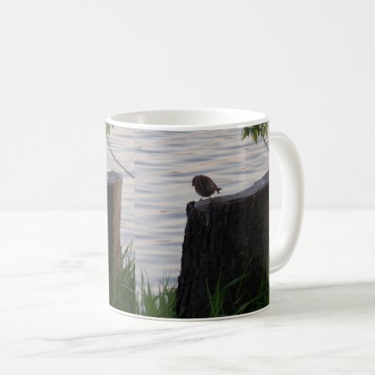 Bird on a Stump Mug Koffiemok (Voorkant rechts)