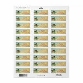 Bird on a Vine Return Adres Labels (Full Sheet)