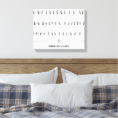 BIRD OP EEN WIRE CANVAS AFDRUK (Insitu (Slaapkamer))