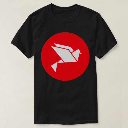 BIRD ORIGAMI 3 T-SHIRT (Design voorkant)