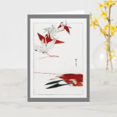 Bird Origami, Watanabe Seitei Kaart (Gele Bloem)