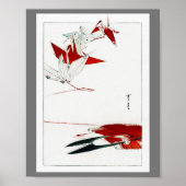 Bird Origami, Watanabe Seitei Poster (Voorkant)