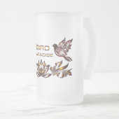 BIRD PARADISE Bierglas Matglas Bierpul (Voorkant rechts)
