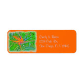 Bird Paradise Hawaii return address label (Voorkant)
