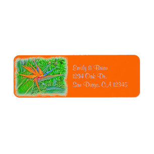 Bird Paradise Hawaii return address label