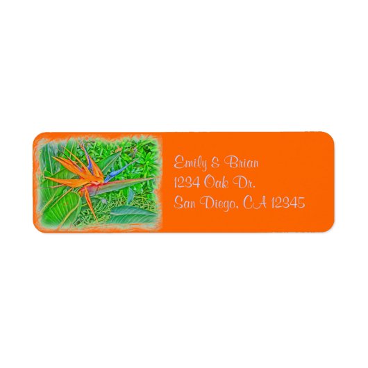 Bird Paradise Hawaii return address label (Voorkant)