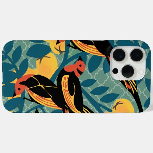 Bird Pattern Case Mate iPhone Case (Achterkant (horizontaal))