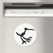 Bird Petroglyph - Versteend bos, Arizona Magneet (Insitu (Vaatwasser))