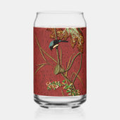 Bird & Plant Janpanese sierkunst Blikvorm Glas (Voorkant)