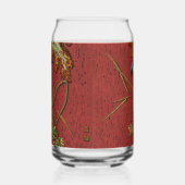 Bird & Plant Janpanese sierkunst Blikvorm Glas (Links)