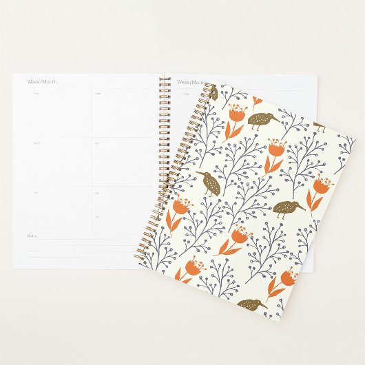 Bird Plant Spiral Planner