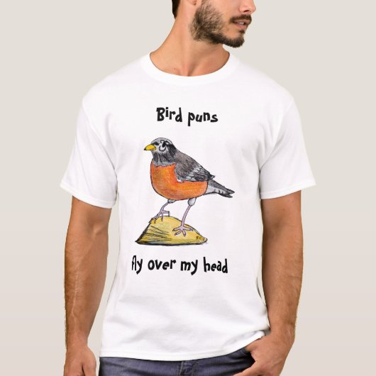 Bird Puns T-shirt (Voorkant)