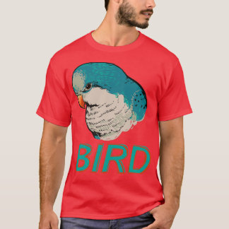 BIRD Quaker Parrot Blue T-shirt