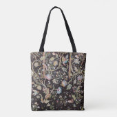 Bird & Rabbit in The Flower Garden, William Morris Tote Bag (Achterkant)