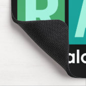 Bird RAD - Lees de Harde Daille Leading Gift Muismat (Hoek)