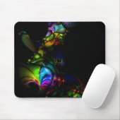 Bird Rainbow Fractal Mousepad Muismat (Met muis)
