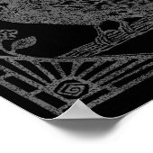 Bird Raven Crow F Caw F Slogan Graphic  Poster (Hoek)