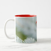 Bird red_iphone tweekleurige koffiemok (Links)