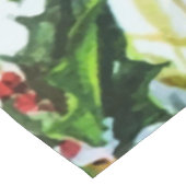 Bird Robin Couple Winter Holly Kerstmis Tafelkleed (Gekanteld)