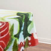 Bird Robin Couple Winter Holly Kerstmis Tafelkleed (Voorbeeld)