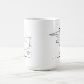 Bird Roller Skating Koffiemok (Center)