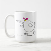 Bird Roller Skating Koffiemok (Links)