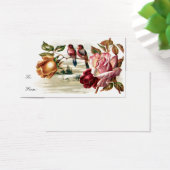 Bird Rozen Gift Label Visitekaartje (Bureau)