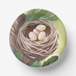 Bird’s Nest | Watercolor Eggs Nature Papieren Kommen