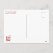 Bird Scandinavian Feestdagenkaart (Achterkant)